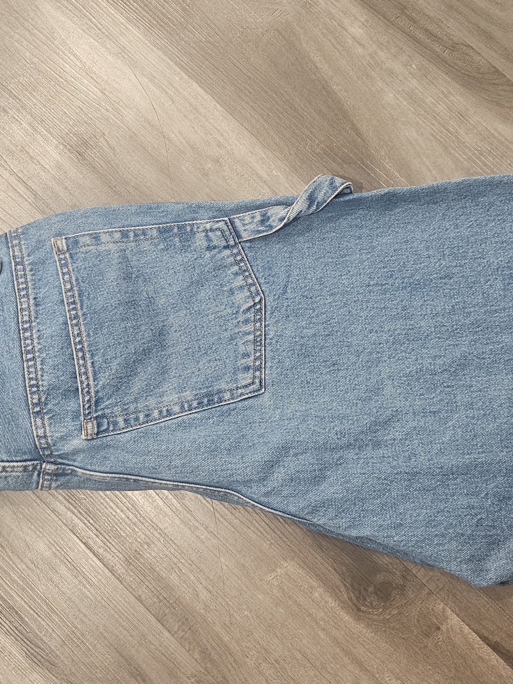 A.P.C. Light Blue Denim Jeans with Frayed Details
